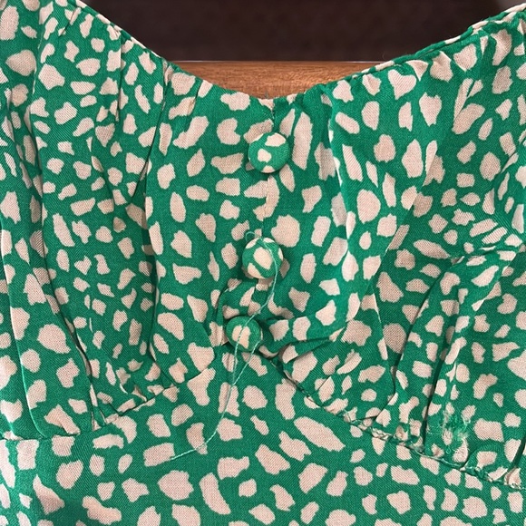 🤩SOLD 🤩NWT/ZARA MIDI Corset style print dress - Picture 5 of 12